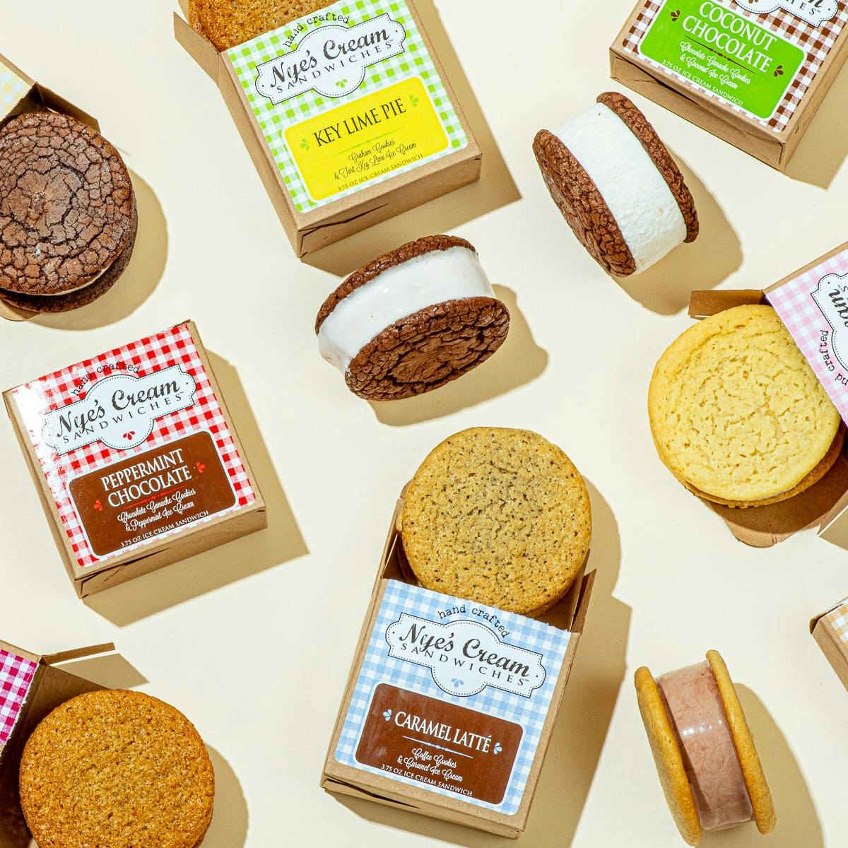 Choose Your Own Ice Cream Sandwich - 16 Pack by Nye's Cream Sandwiches