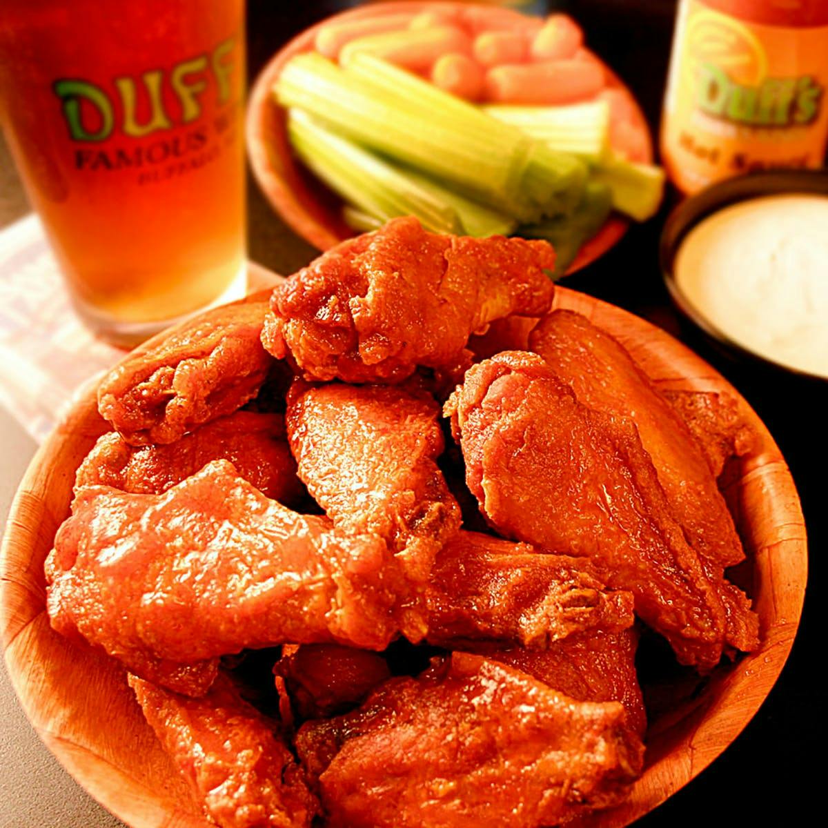 Famous Buffalo Wings 50 Pack Choose Your Own by Duff's Famous Wings Goldbelly