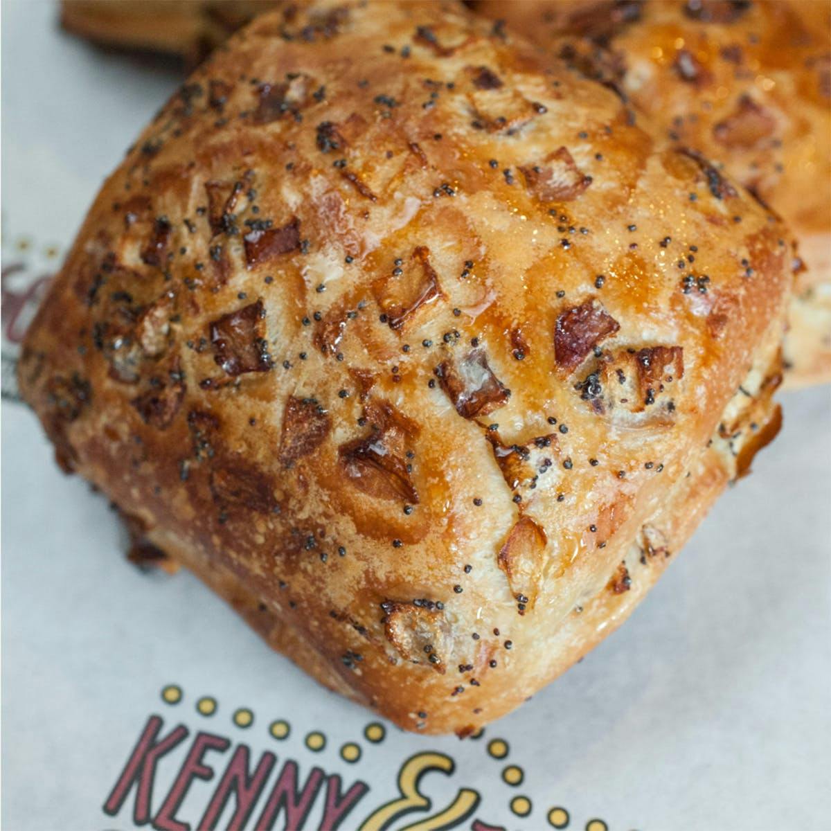 Fresh Onion Rolls 6 Pack by Kenny & Ziggy's Delicatessen Goldbelly