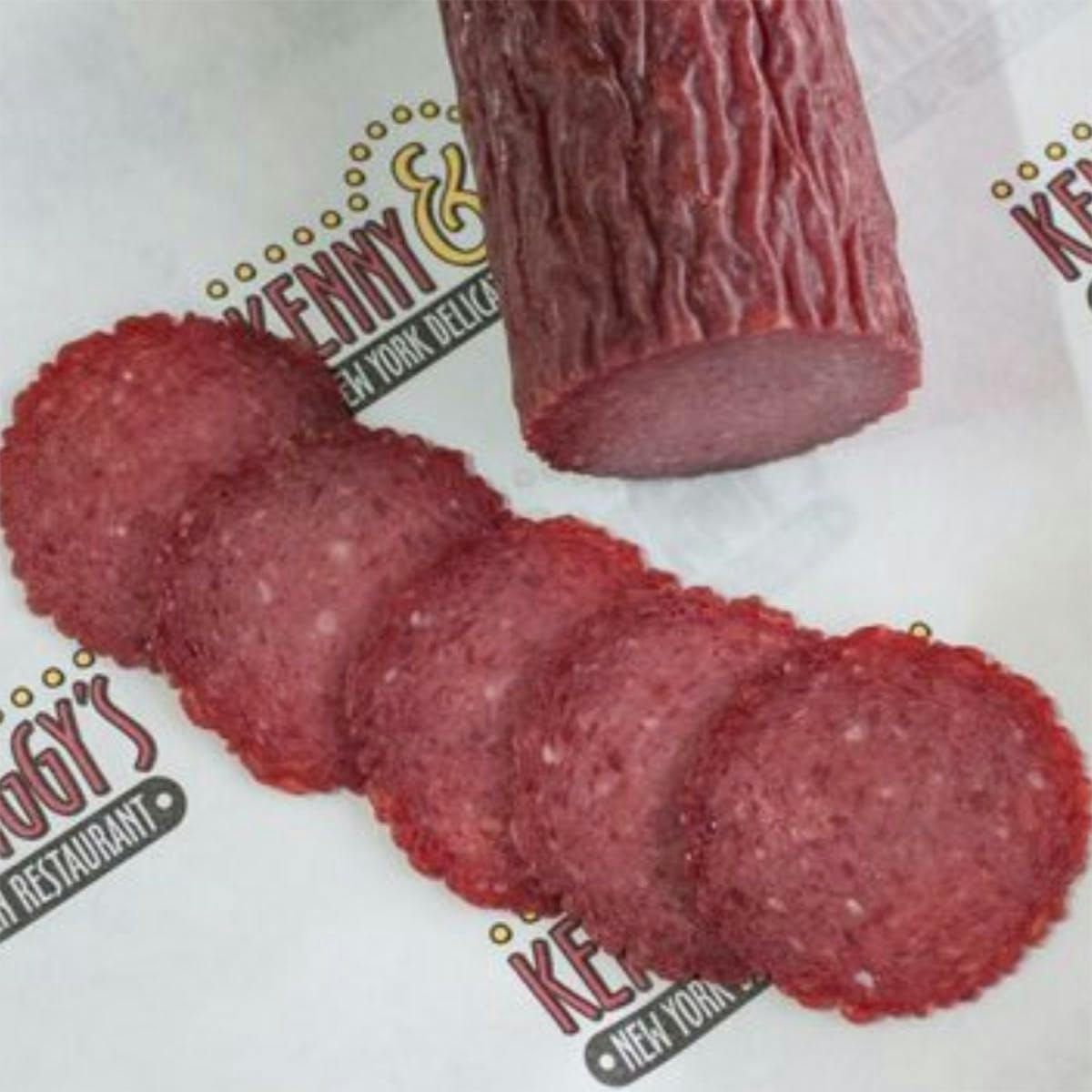 Hard, Sliced, Dried Kosher Salami 1 lb.