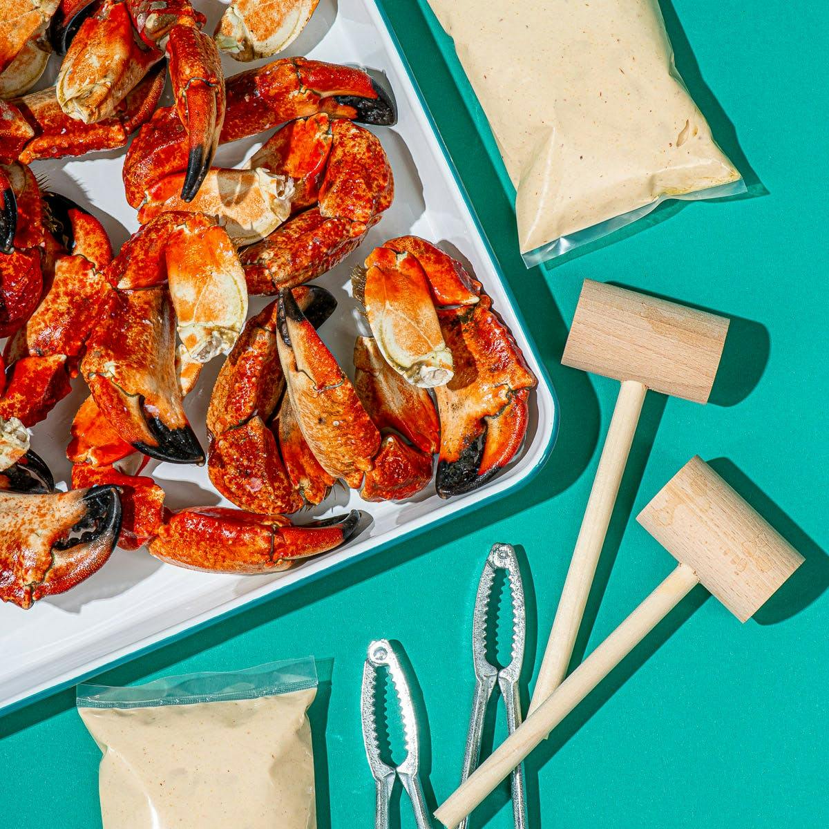 Jumbo Pacific Red Stone Crab Claws by Santa Barbara Stone Crab Co. - Alternate image 1