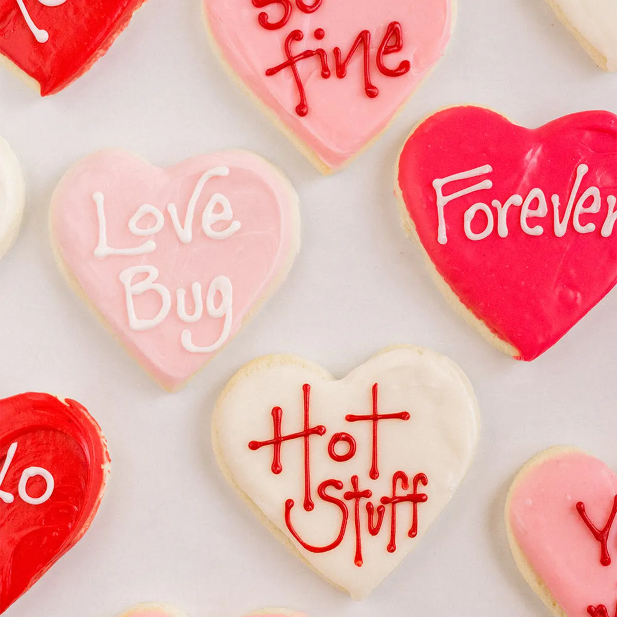 Conversation Heart Sugar Cookies by Elle's Belles Bakery - Alternate image 2