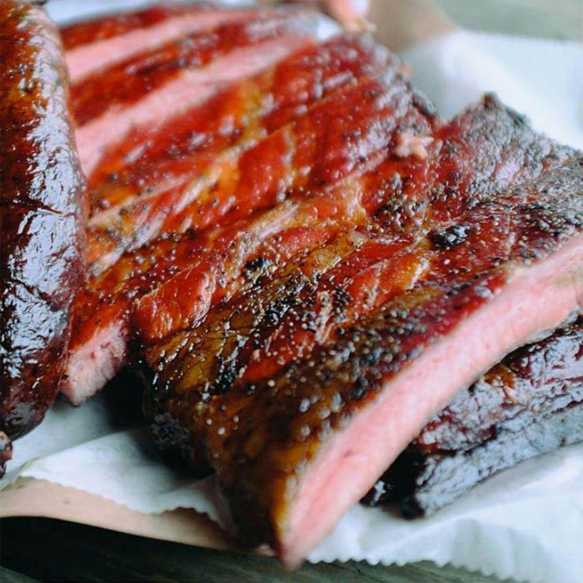 Texas Sized BBQ Ribs - 2 Racks by Snow's BBQ - Alternate image 1