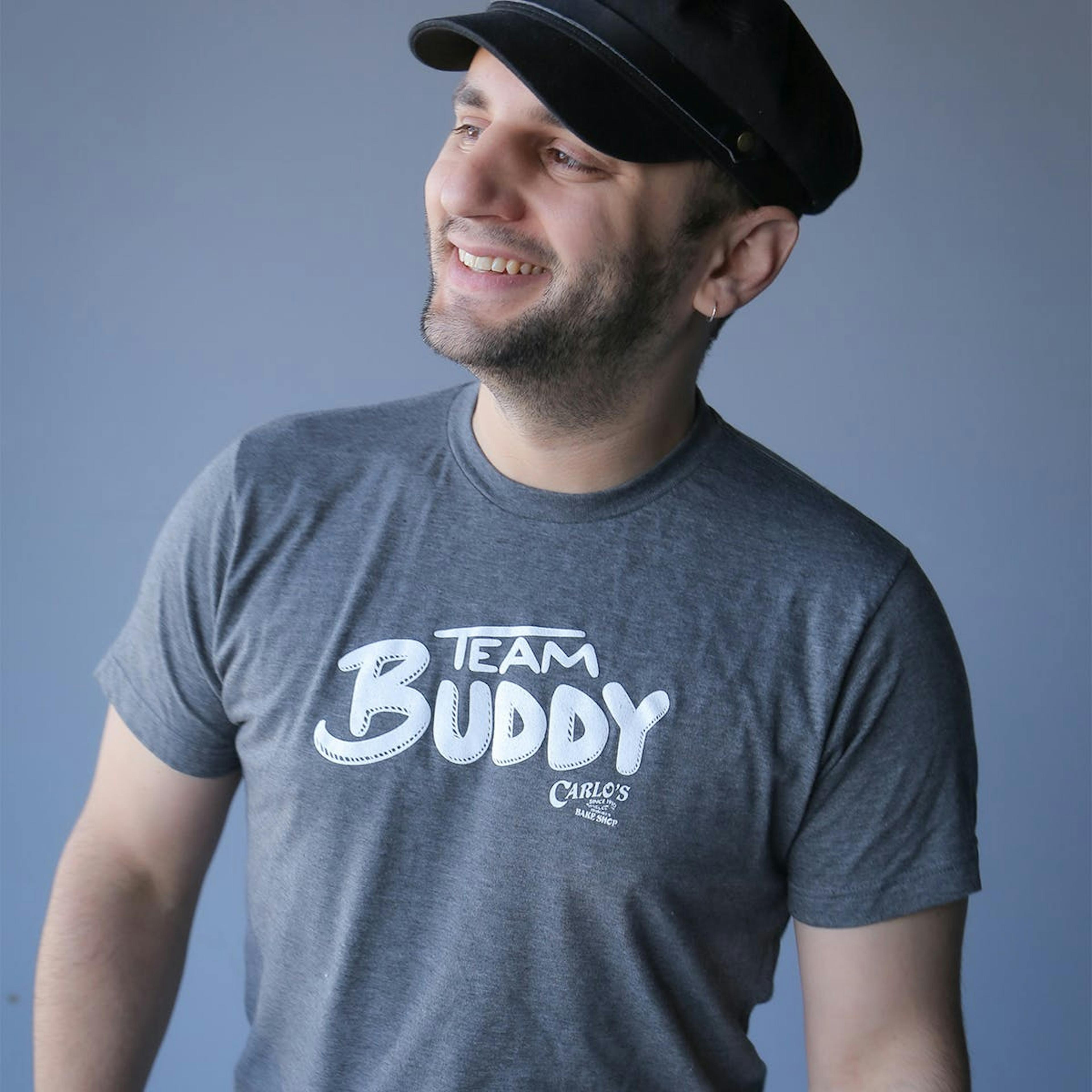 Team Buddy Grey T-Shirt by Carlo's Bakery - Alternate image 1