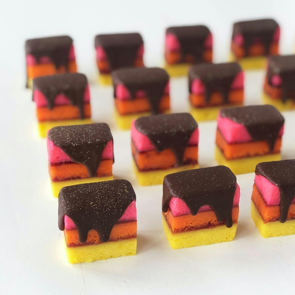 Rainbow Cookies Raspberry Filling - 20 Pack by Zola Bakes - Alternate image 3