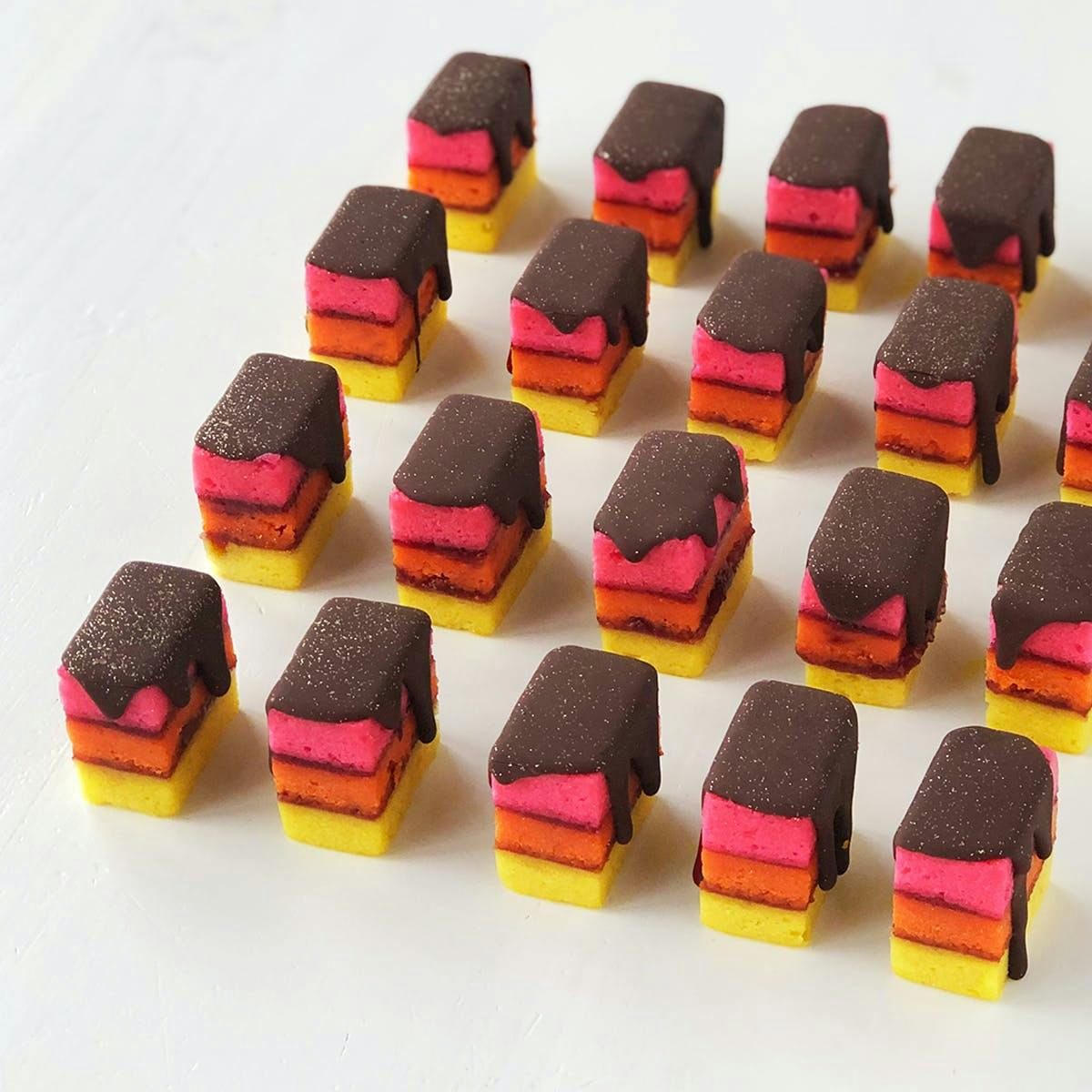 Rainbow Cookies Raspberry Filling - 20 Pack by Zola Bakes - Alternate image 2