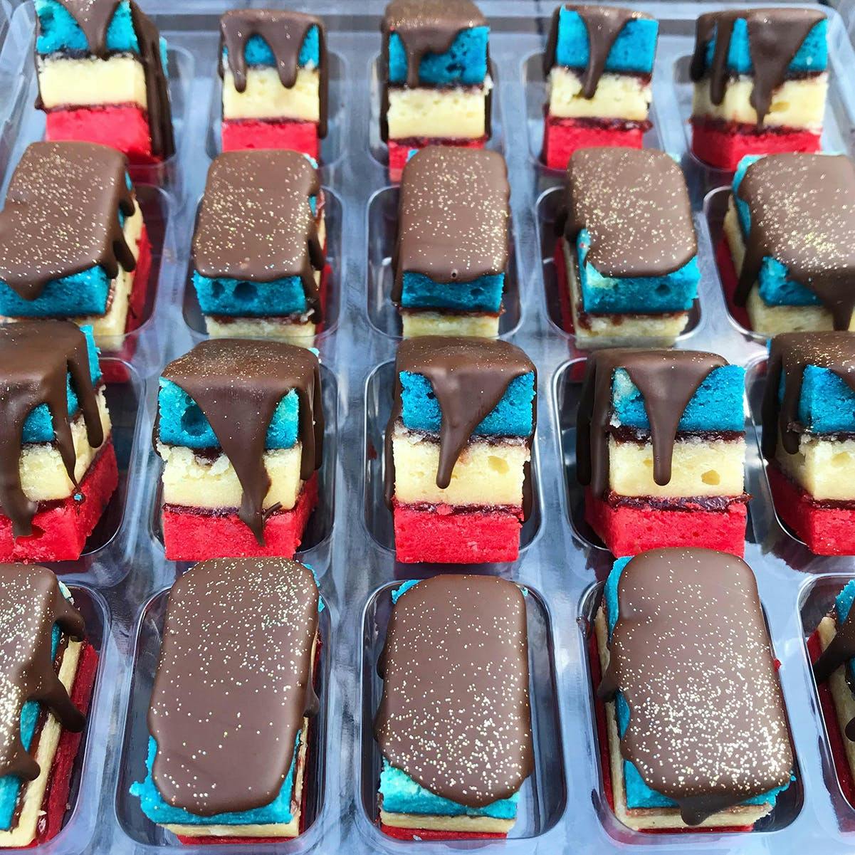 Customizable Rainbow Cookies - 40 Pack by Zola Bakes - Alternate image 2