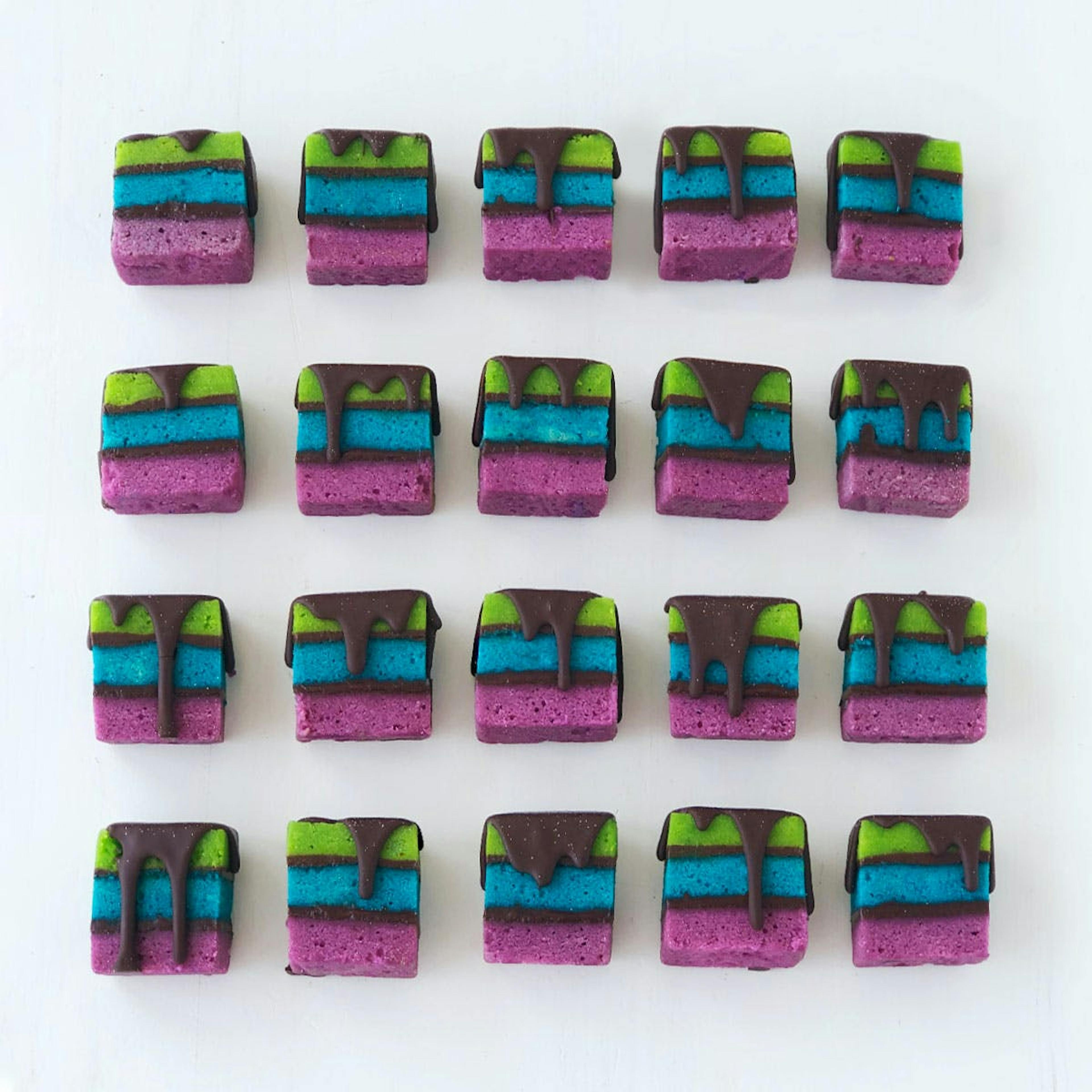 Rainbow Cookies Chocolate Hazelnut Filling - 20 Pack by Zola Bakes - Alternate image 2