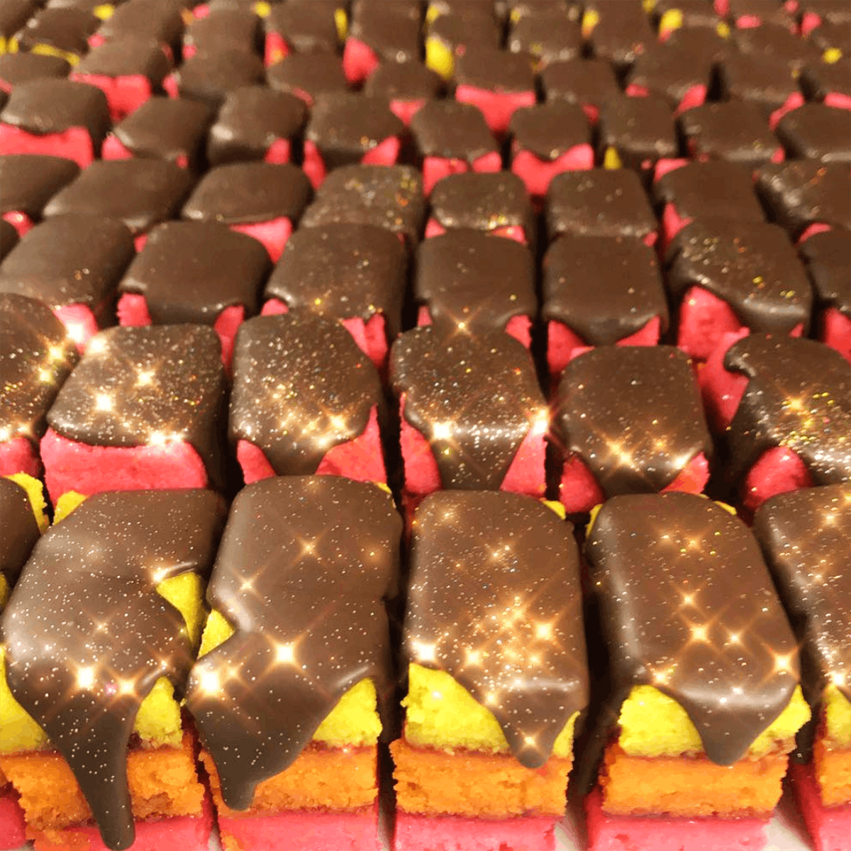 Rainbow Cookies Raspberry Filling - 20 Pack by Zola Bakes - Alternate image 7