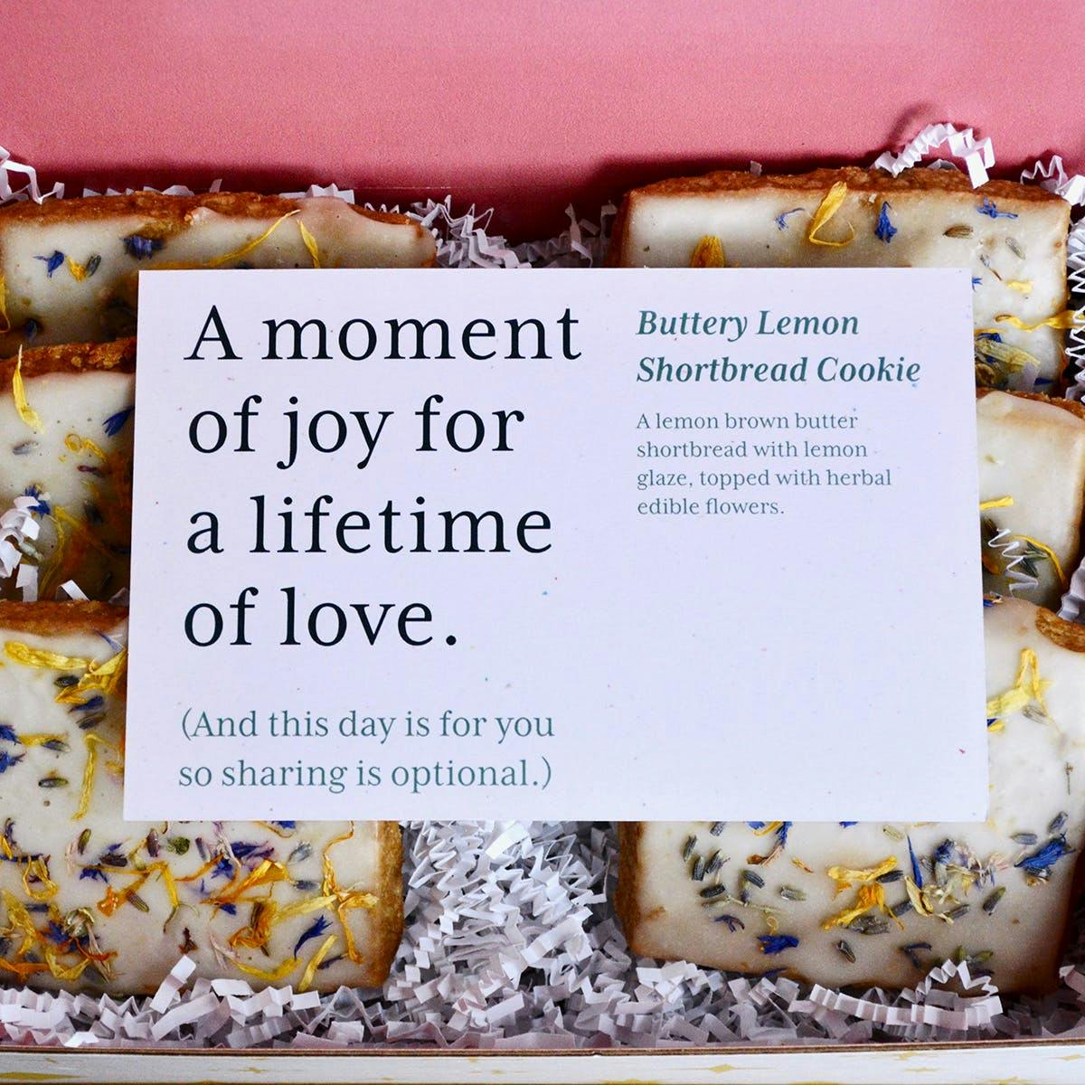 Mother's Day Lemon Brown Butter Shortbread Cookies - 6 Pack by Ovenly - Alternate image 7