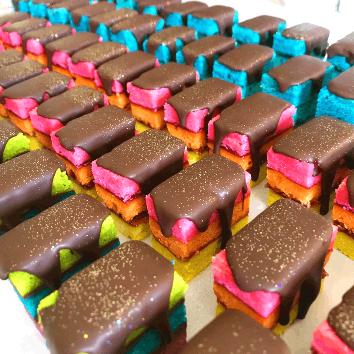 Rainbow Cookies Assorted Fillings - 40 Pack by Zola Bakes - Alternate image 1