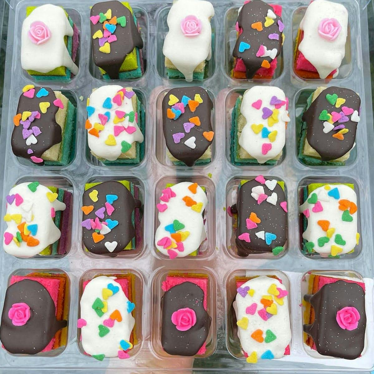 Mother's Day Rainbow Cookies - 20 Pack by Zola Bakes - Alternate image 1