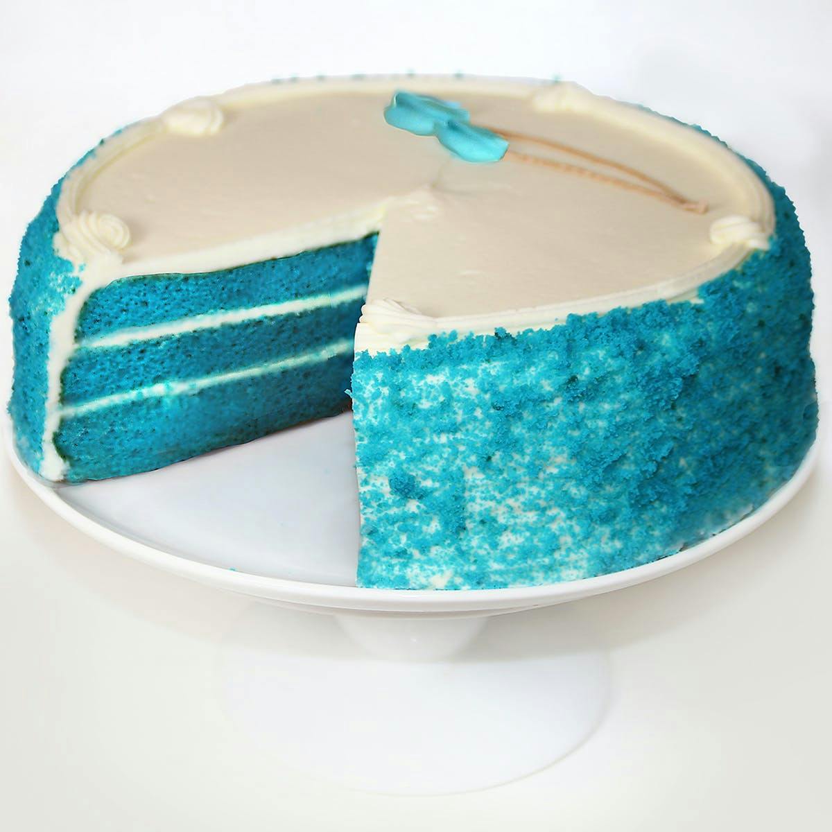Blue Velvet Couple Cake