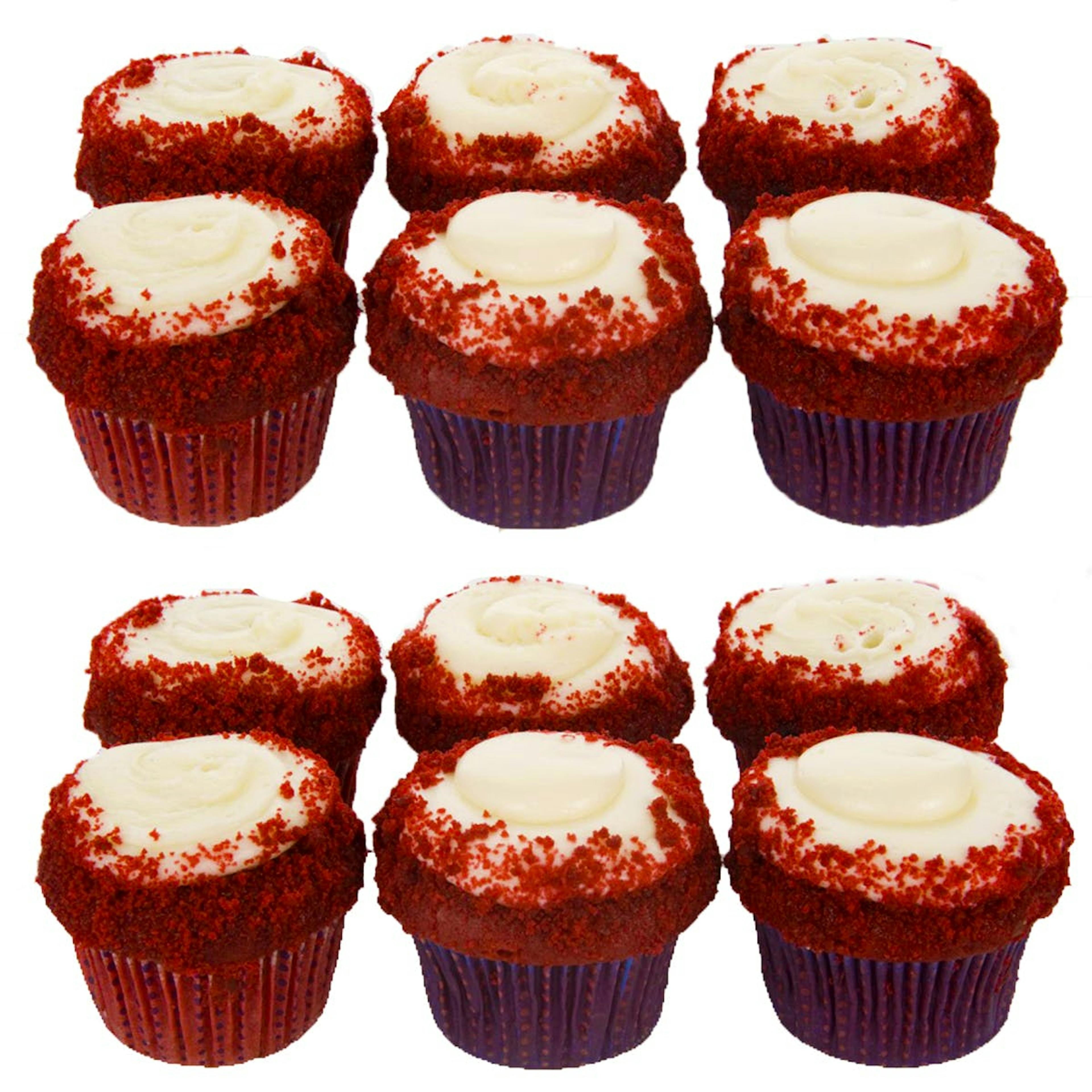 Oprah's Favorite Red Velvet Cupcakes - 12 Pack by Carousel Cakes - Alternate image 1