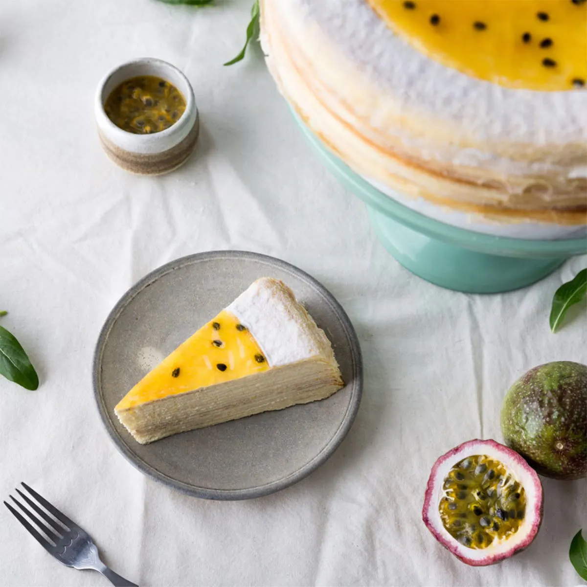 Passion Fruit Mille Crêpes Cake by Lady M Confections - Alternate image 1