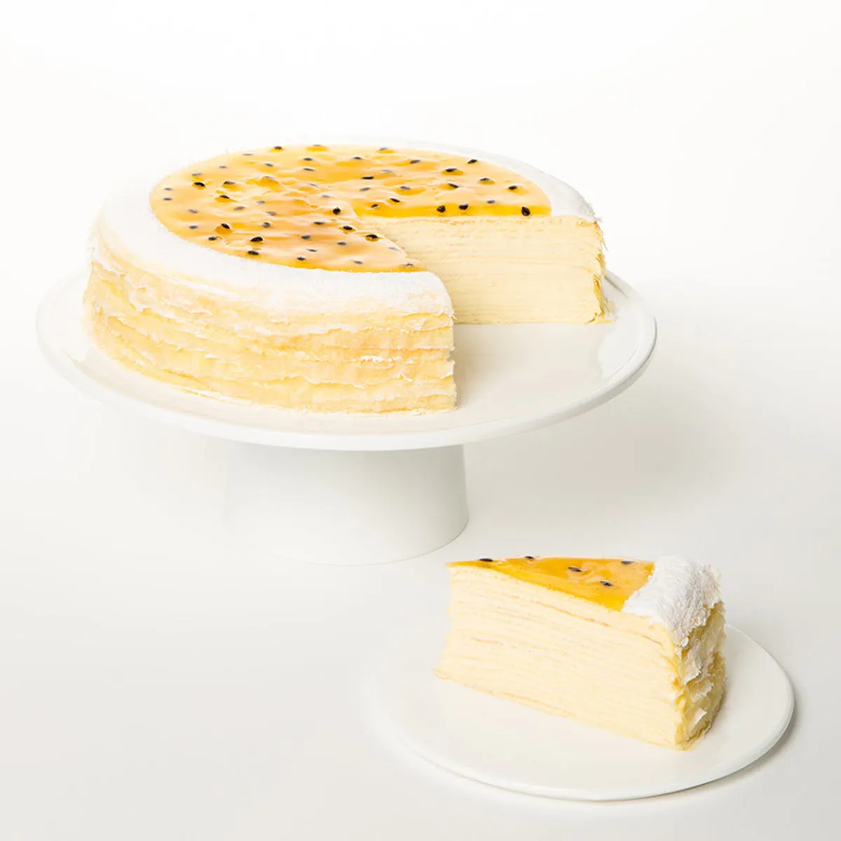 Passion Fruit Mille Crêpes Cake by Lady M Confections
