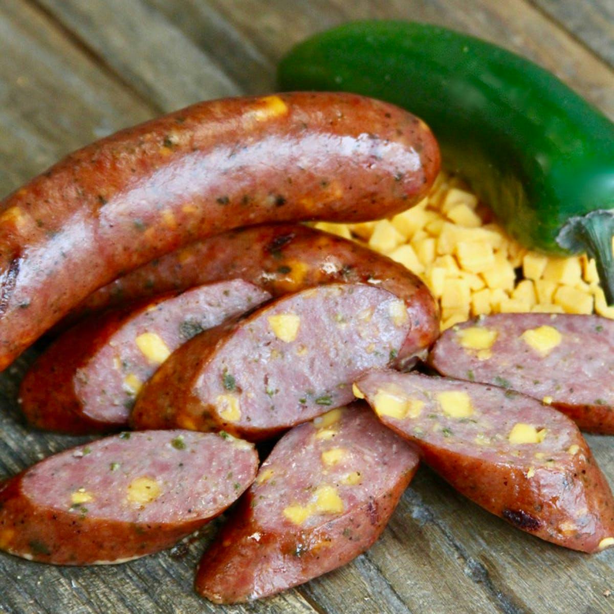 Jalapeno and cheddar sausage best sale