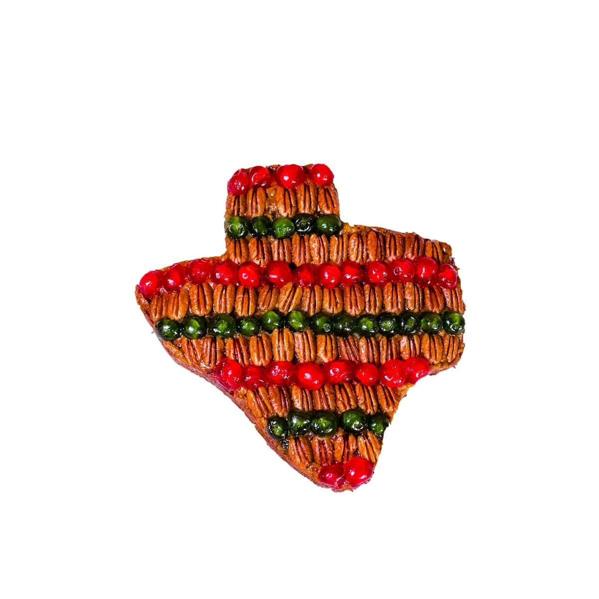 Texas Shaped Fruitcake - 3 lbs. by Gladys' Bakery
