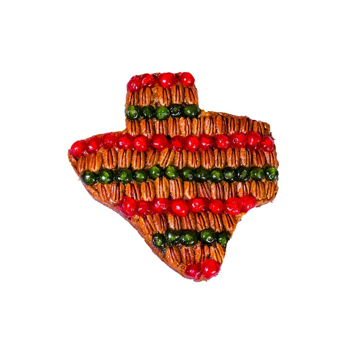 Texas Shaped Fruitcake - 5 lbs. by Gladys' Bakery