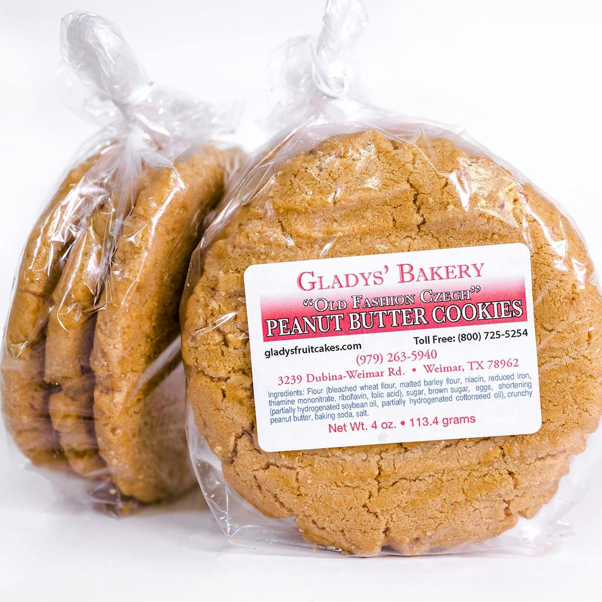 Texas Sized Peanut Butter Cookies - Dozen by Gladys' Bakery - Alternate image 4