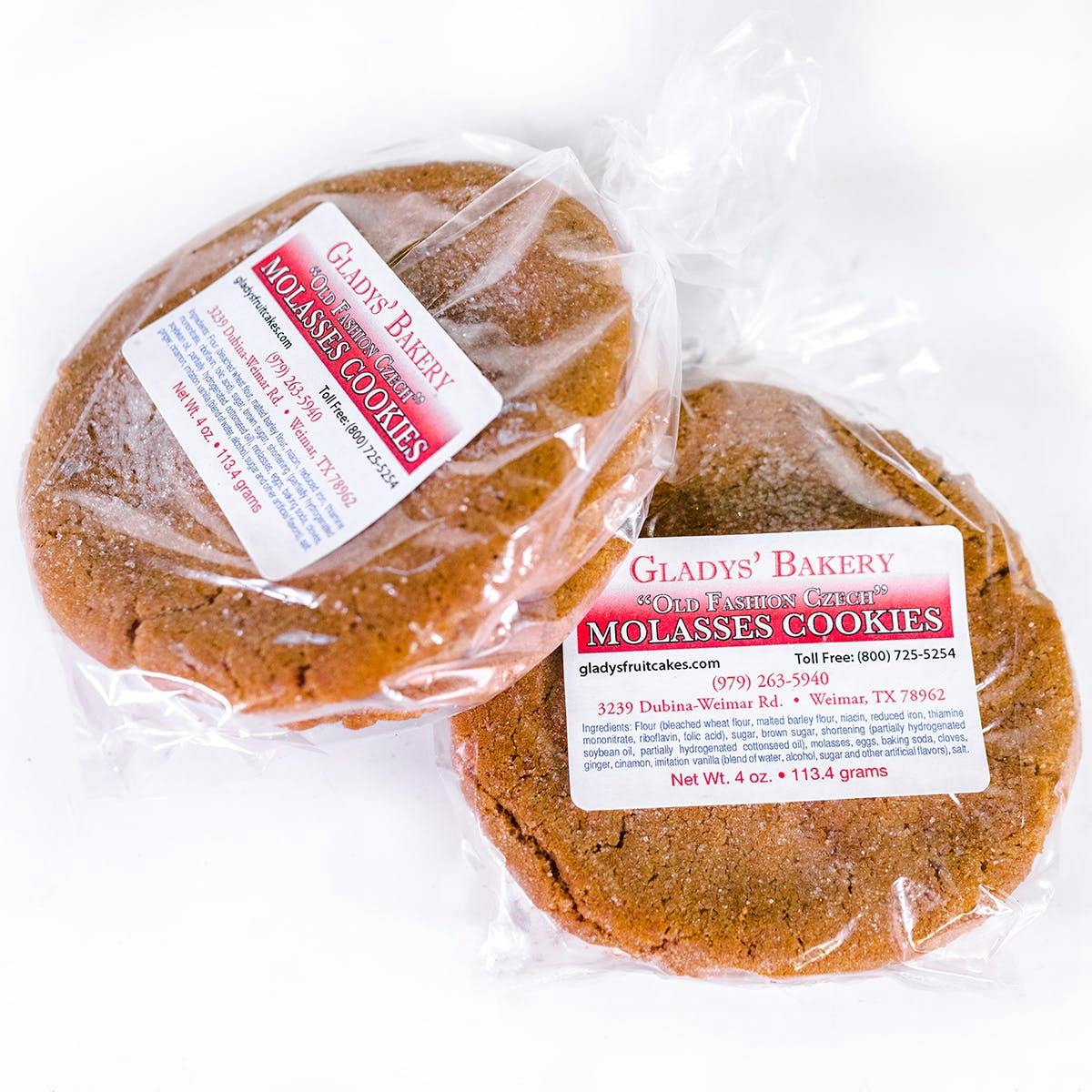 Texas Sized Molasses Cookies - Dozen by Gladys' Bakery - Alternate image 3