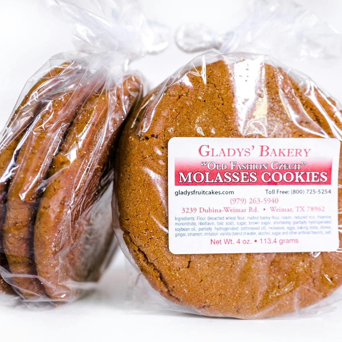 Texas Sized Molasses Cookies - Dozen by Gladys' Bakery - Alternate image 4