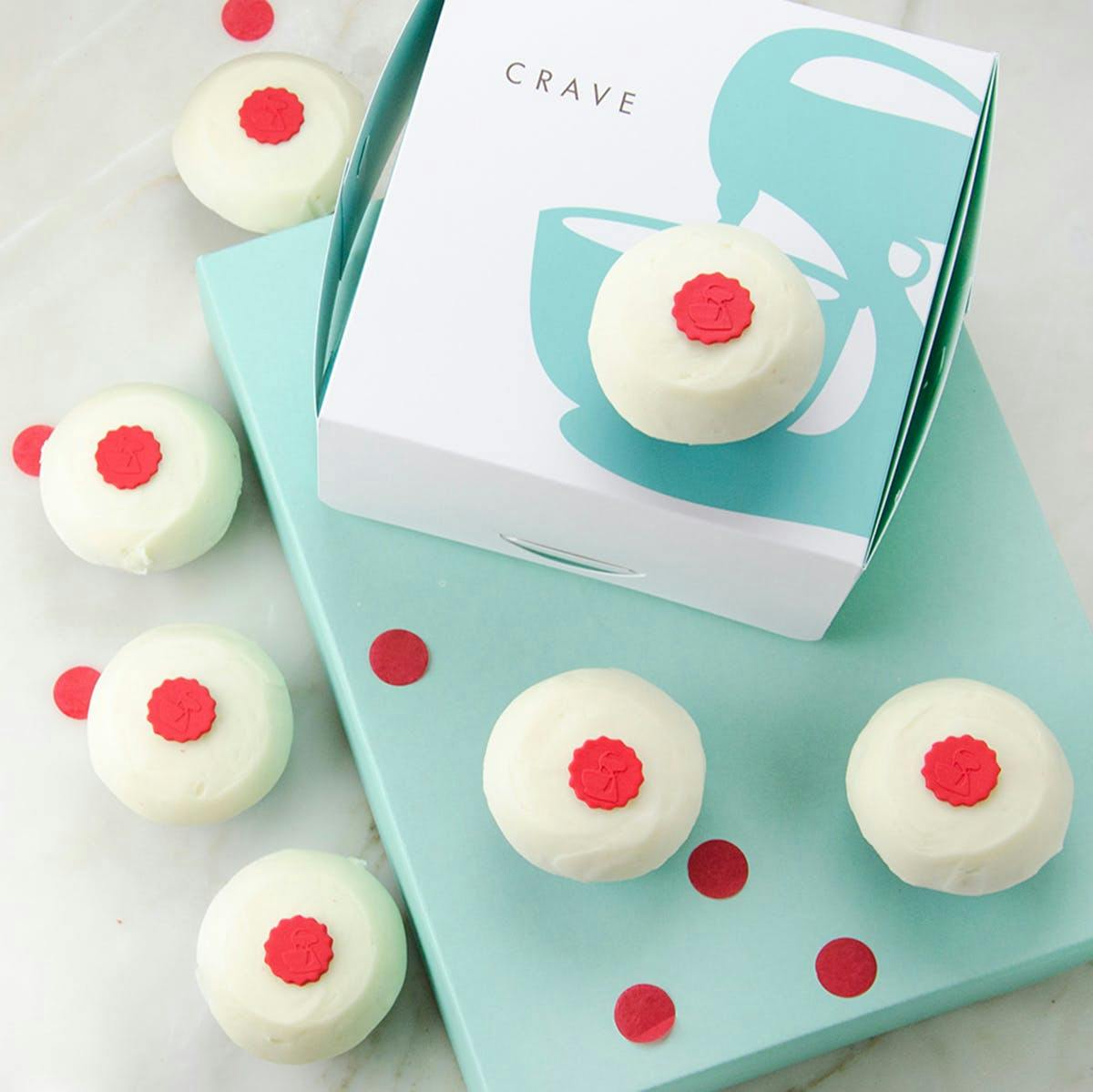 Southern Red Velvet Royalty Cupcake Dozen by Crave Cupcakes - Alternate image 1