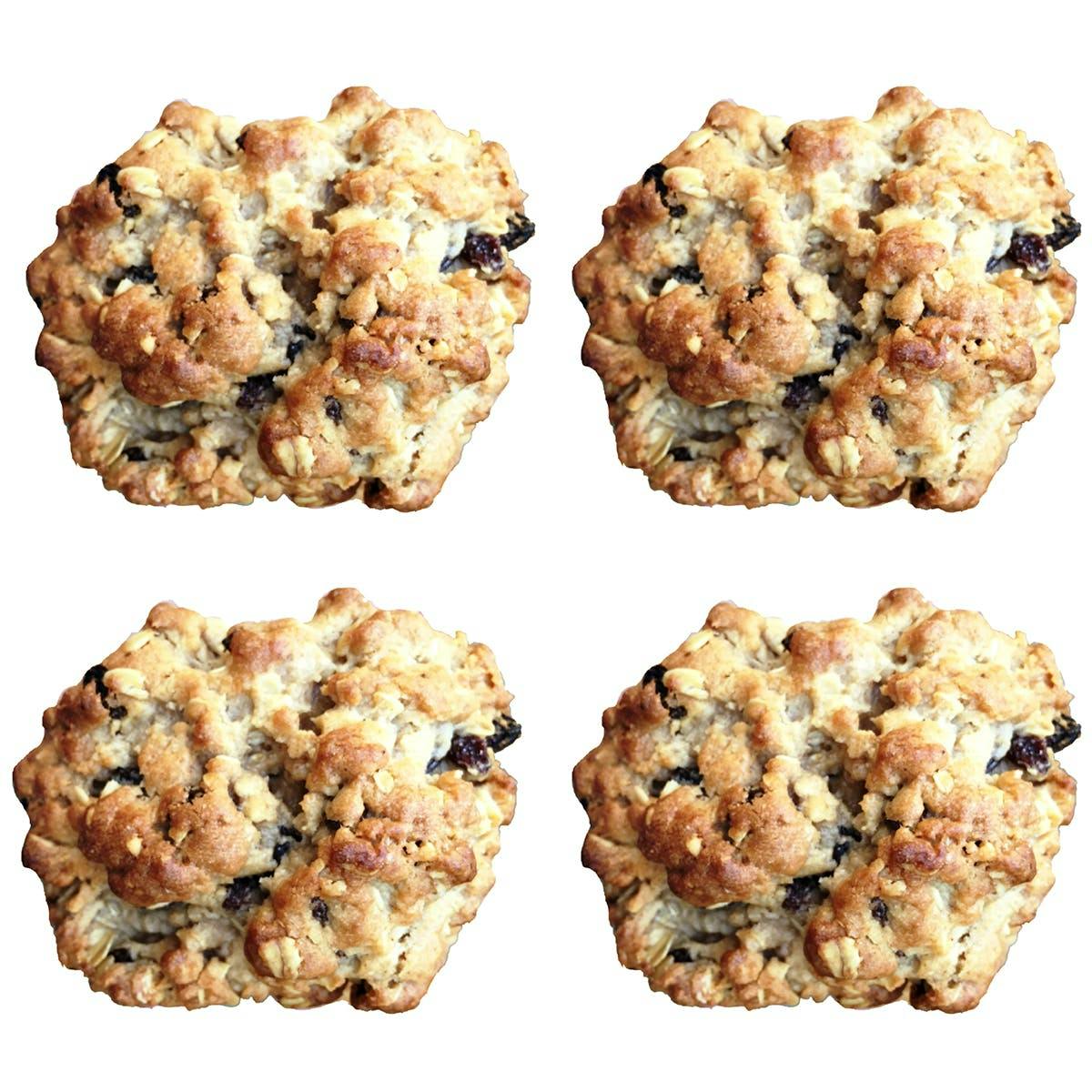 Oatmeal Raisin GIANT Cookies Pack by Big Fat Cookie