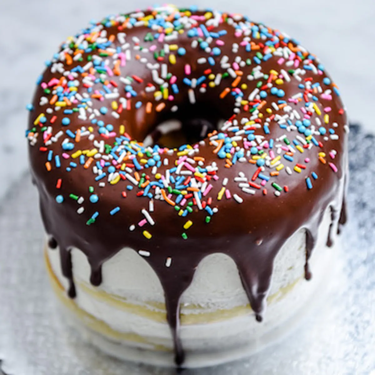 Angel Food Bakery - Chocolate Jumbo Donut Cake
