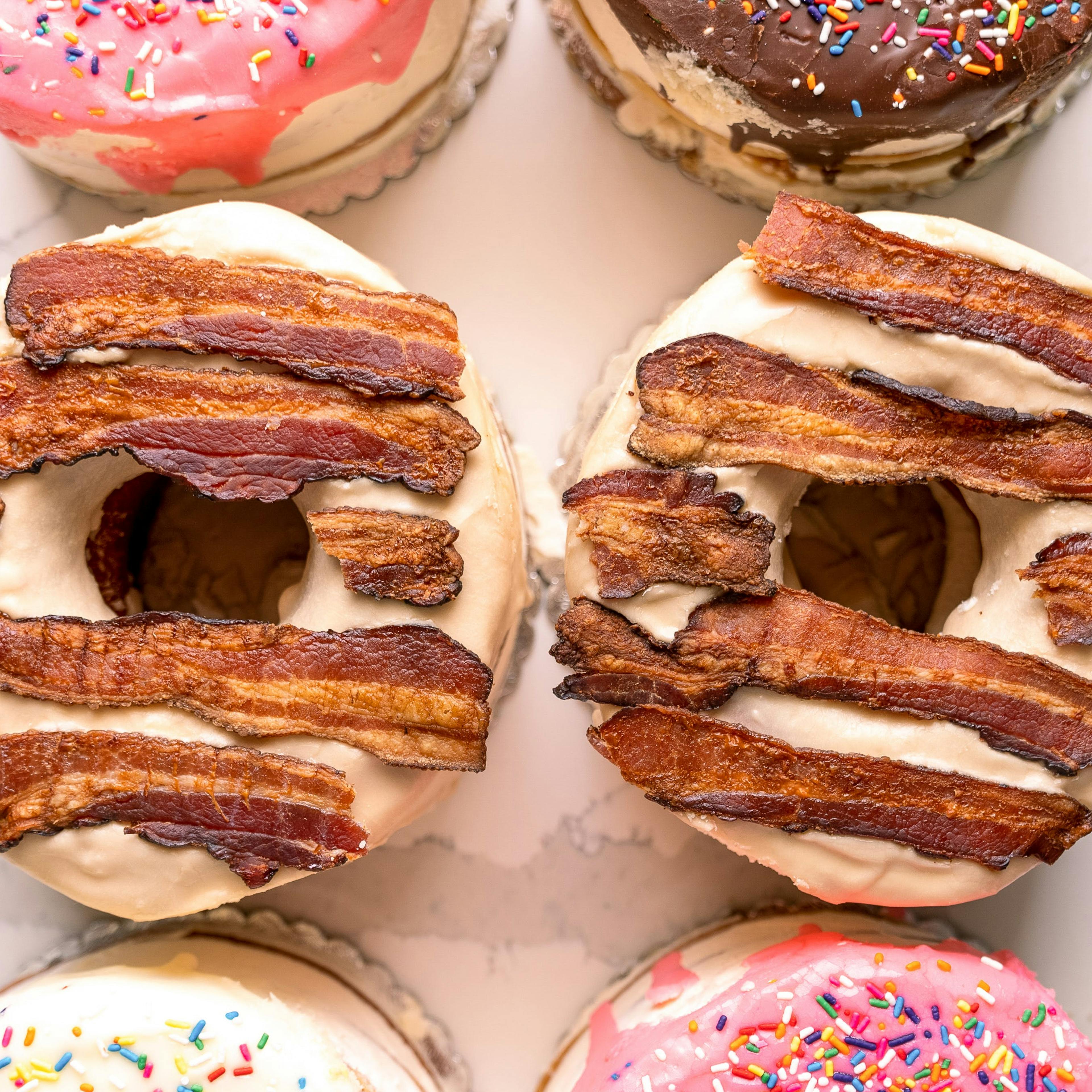 Maple Bacon Jumbo Donut Cake by Angel Food Bakery - Alternate image 4