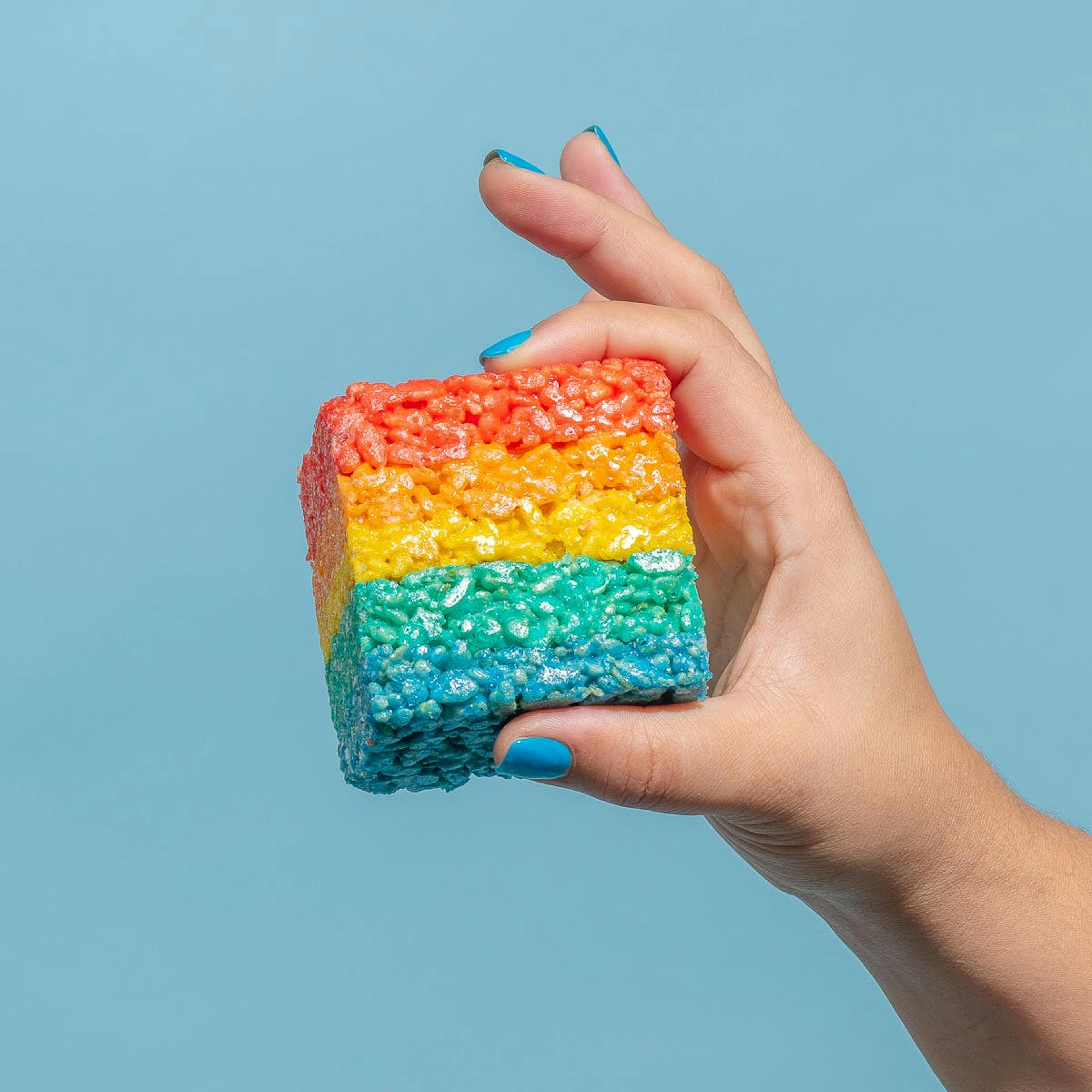Rainbow Rice Krispie Treats - 12 Pack by Treat House - Alternate image 3