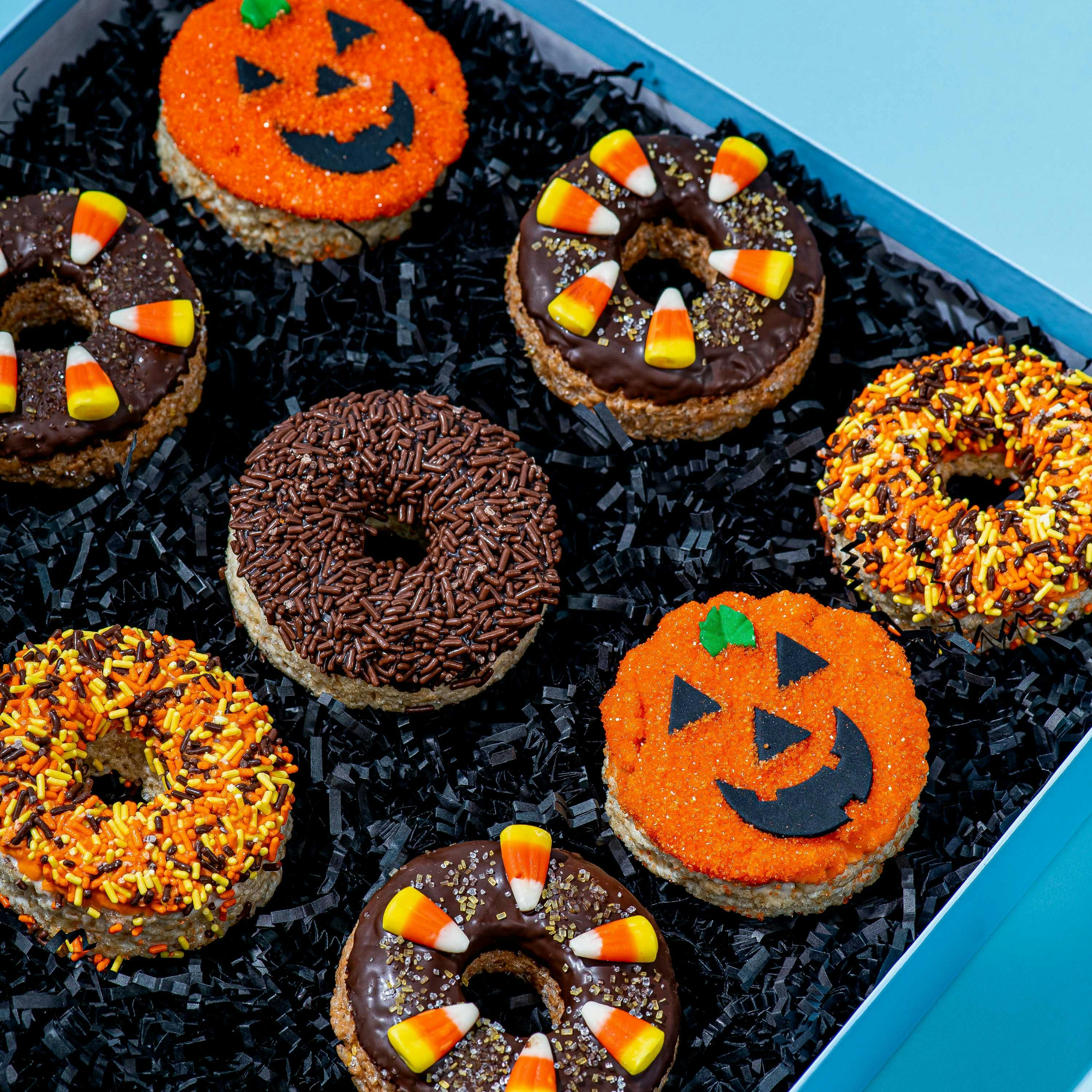 Halloween Donut Krispies - 12 Pack by Treat House - Alternate image 1