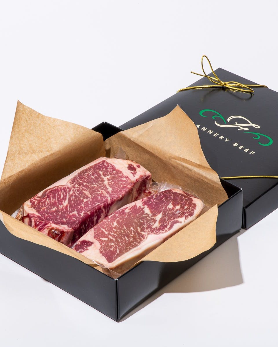 New York Strip & Filet Mignon Prime Steak Gift Box by Churchill's
