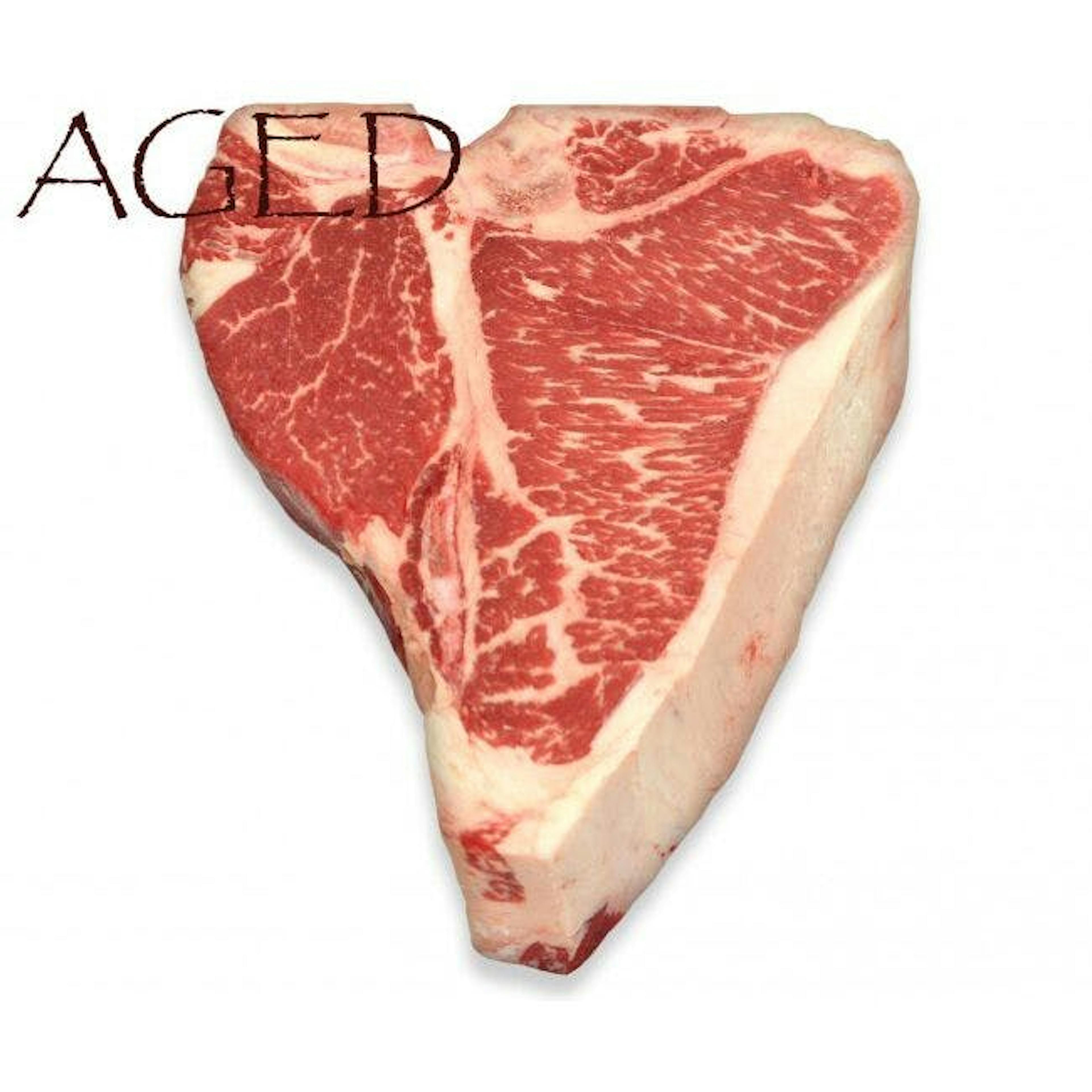 Dry-Aged USDA Prime Black Angus T-Bone Steak by Pat LaFrieda Meats