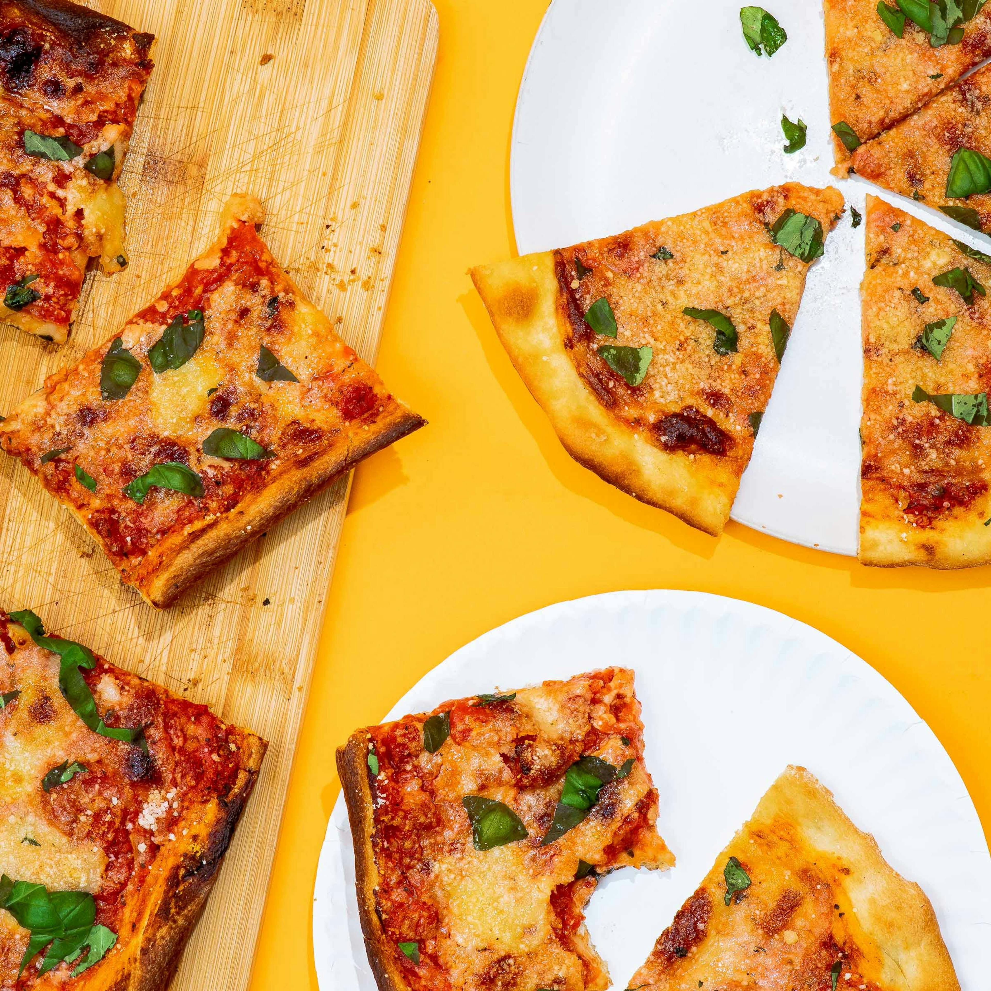 2 Neapolitan Cheese & 1 GIANT Sicilian Pizza Combo by Di Fara Pizza