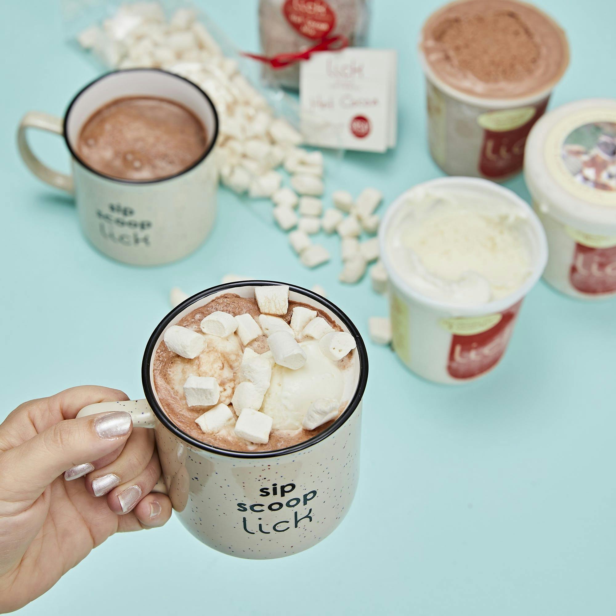 Frosty Hot Cocoa Gift Box by Lick Honest Ice Creams