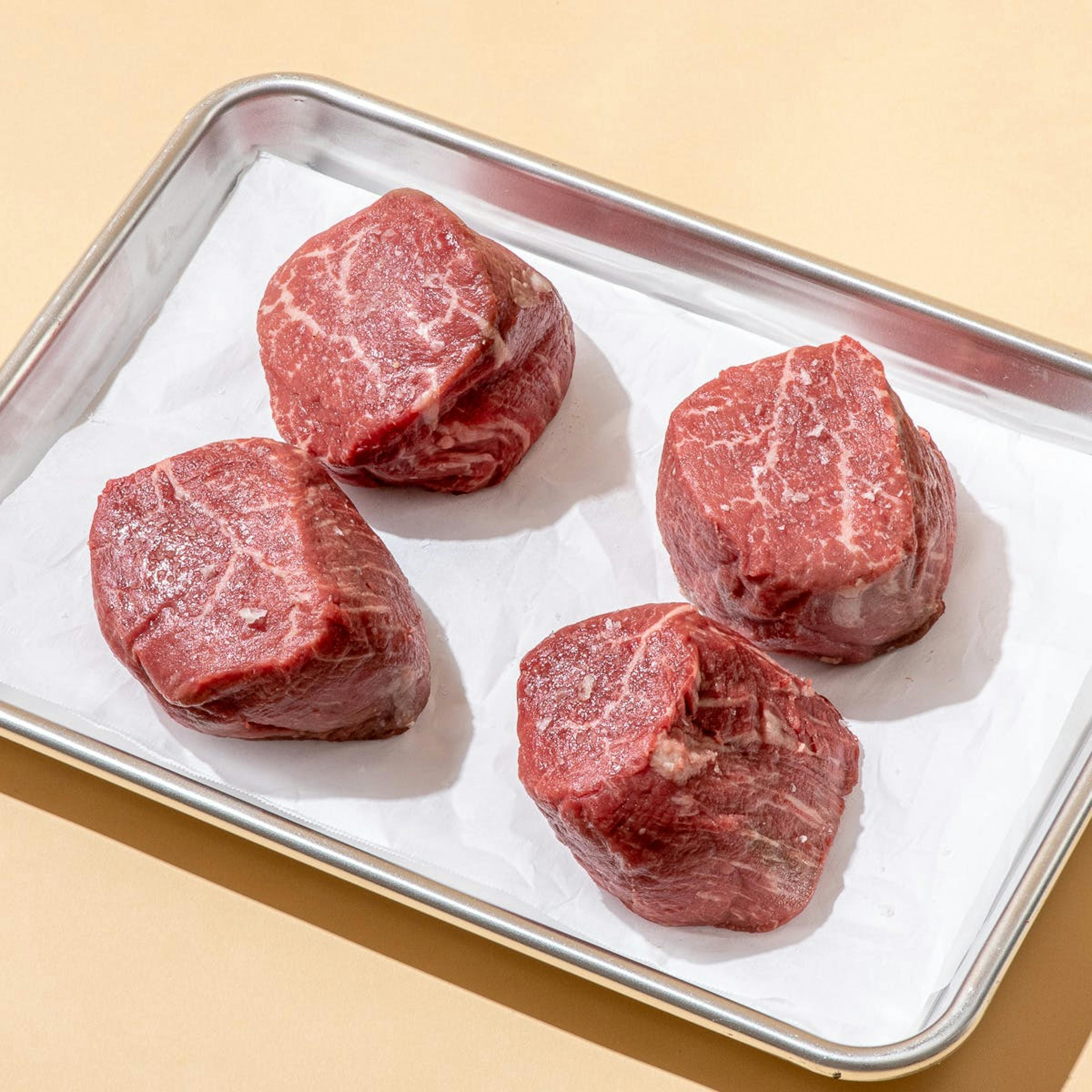 USDA Prime Black Angus Filet Mignon, 1.5" thick, (8 oz.) by Pat LaFrieda Meats - Alternate image 1