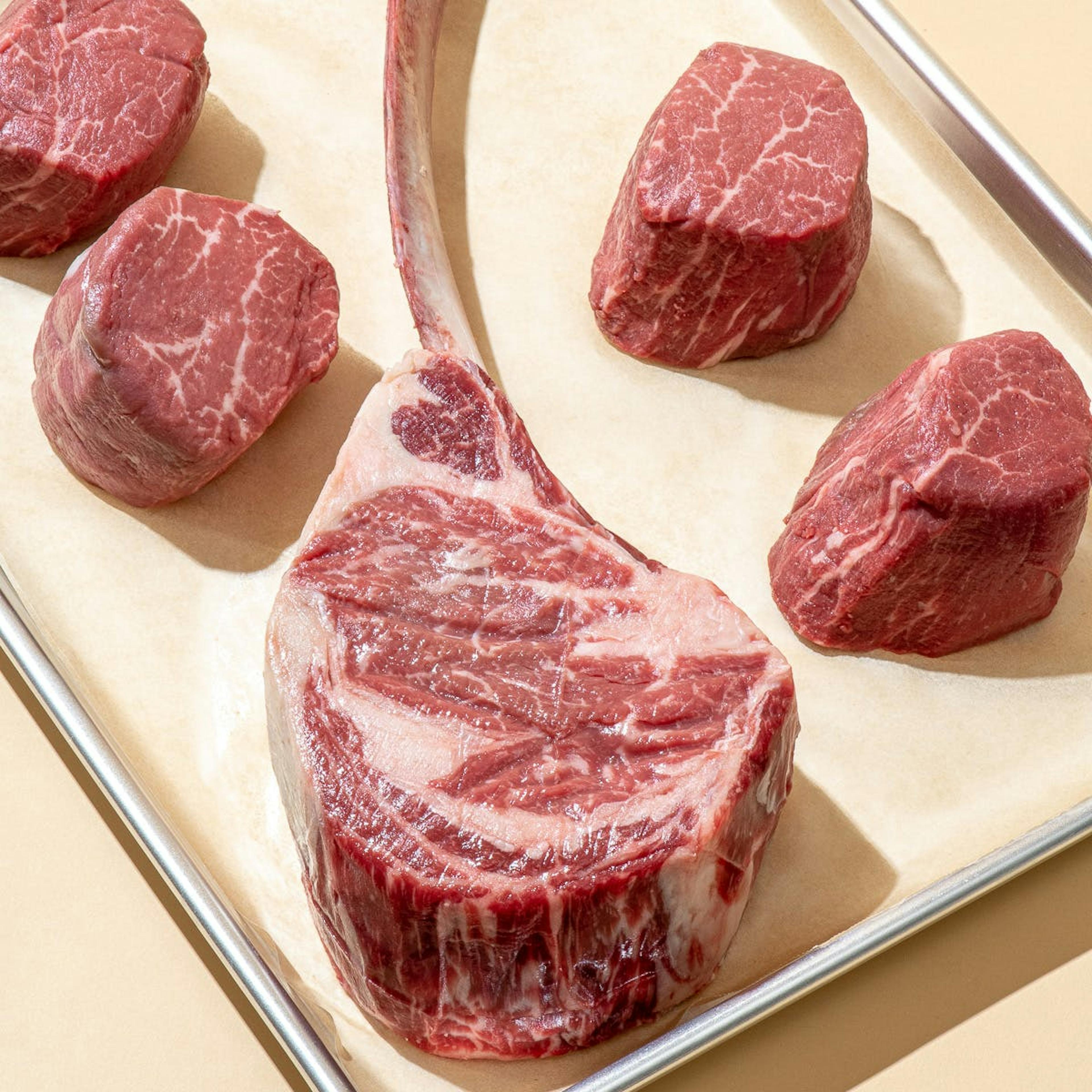USDA Prime Tomahawk + Filets Sampler by Pat LaFrieda Meats - Alternate image 1