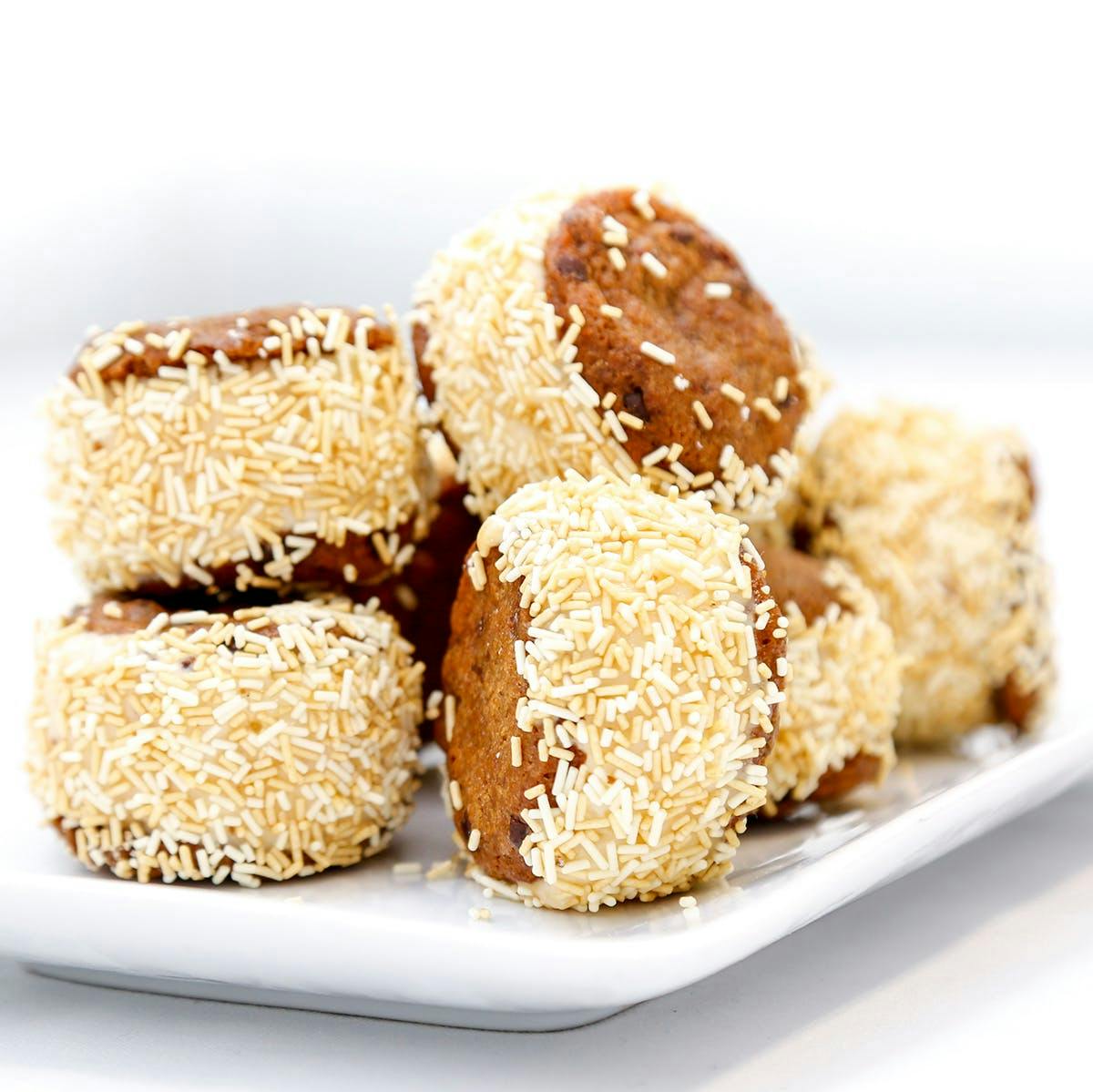 Salted Caramel Mini Ice Cream Sandwiches - 16 Pack by Cream + Sugar - Alternate image 4