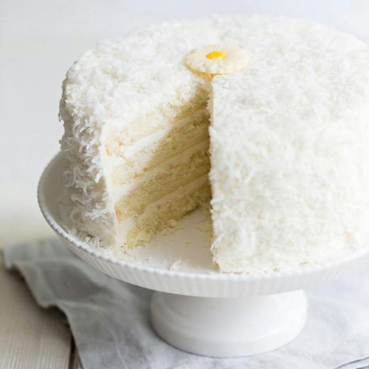 Instant Pot Coconut Cake - One Happy Housewife