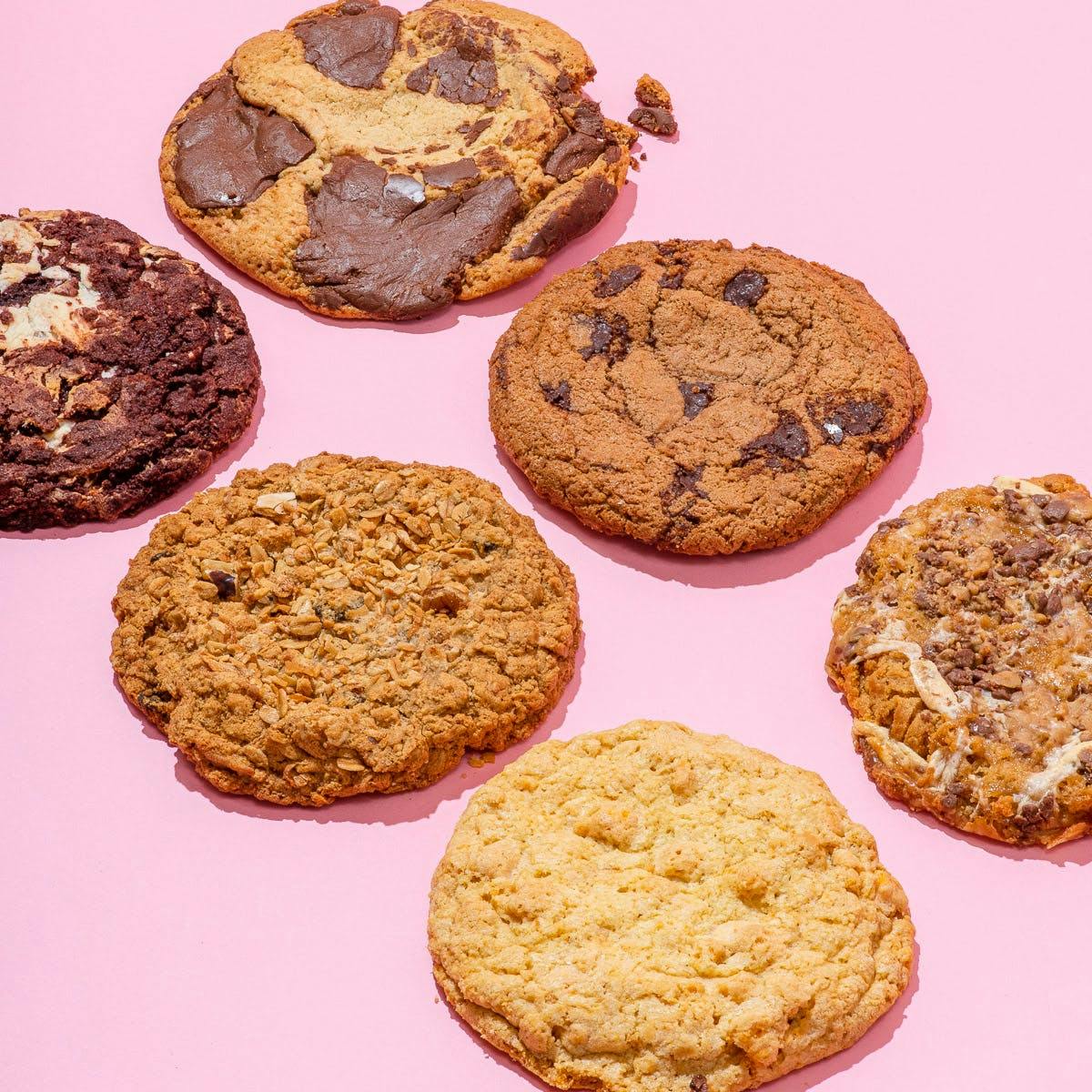 Best Seller GIANT Cookies 6 Pack by Cindy Lou's Cookies Goldbelly