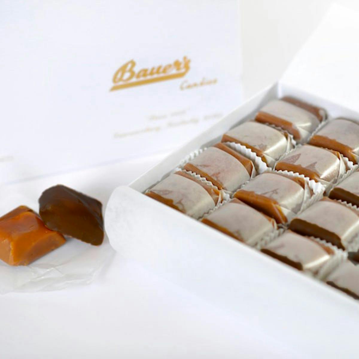 Sea Salt + Dark Chocolate Modjeskas Gift Box by Bauer's Candies