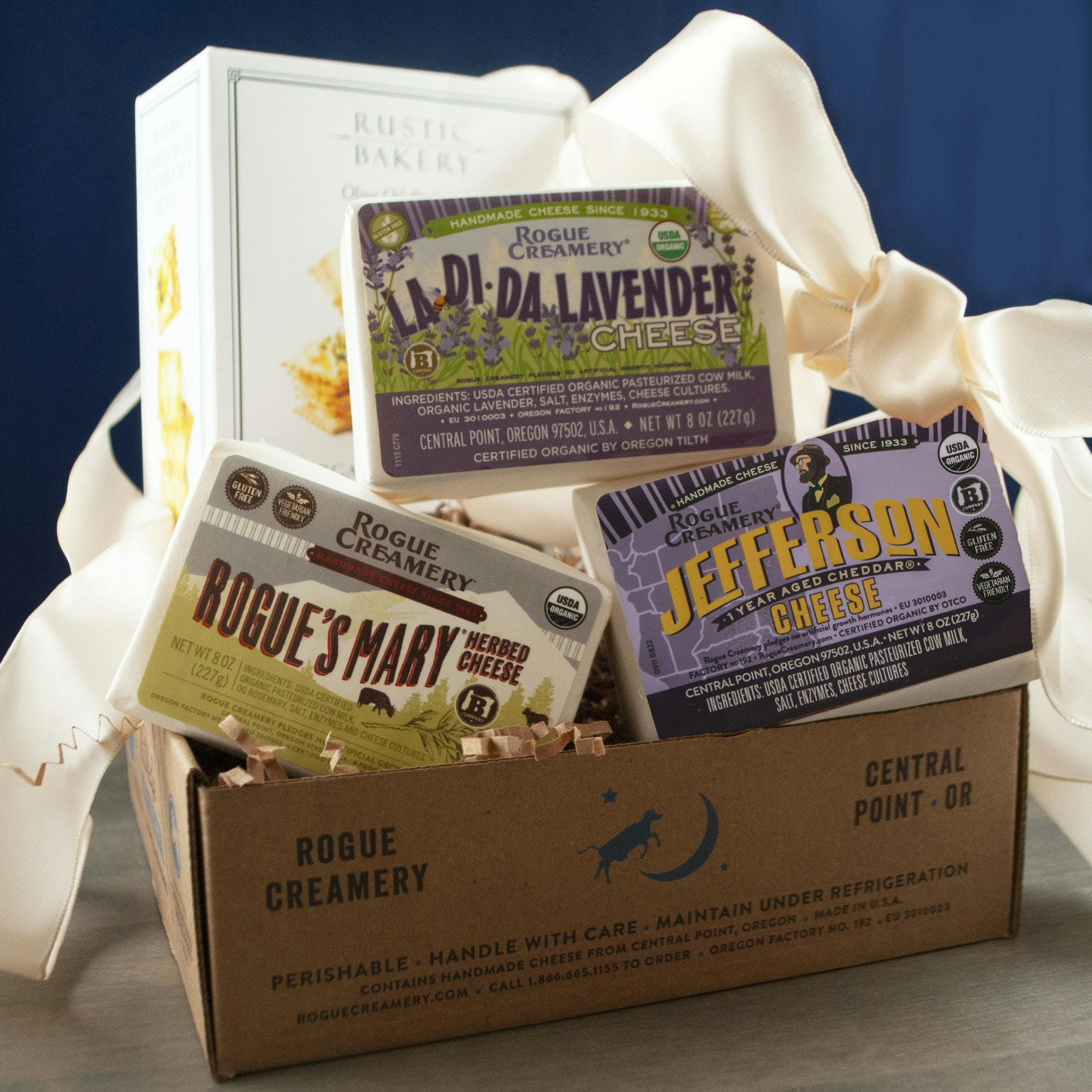Herbed Cheddar Cheese Trio by Rogue Creamery