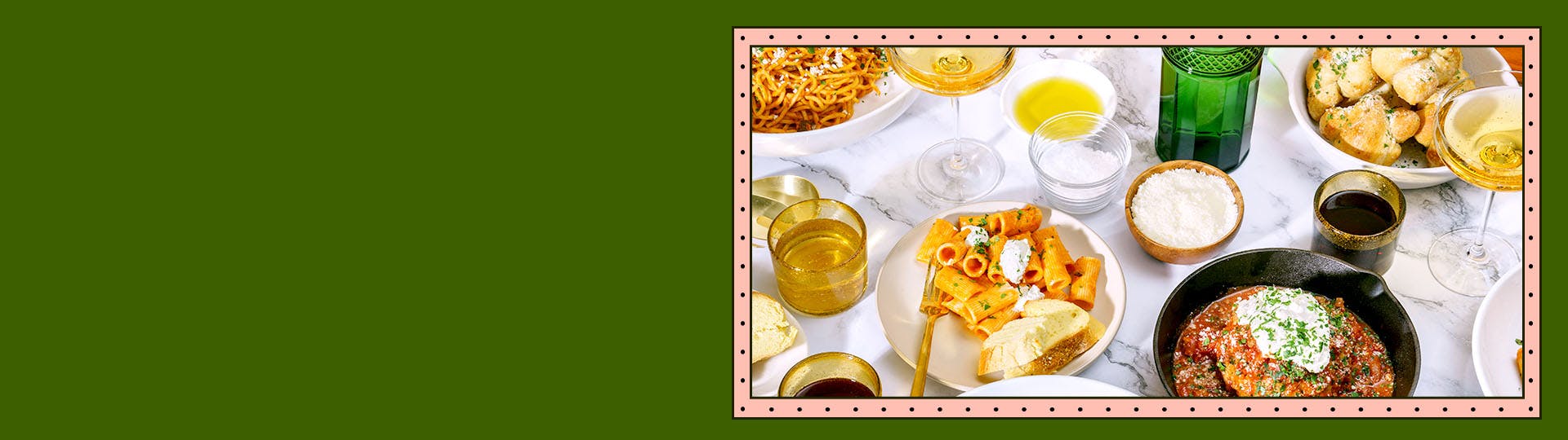 THE<BR>
FLAVORS<BR>
OF ITALY